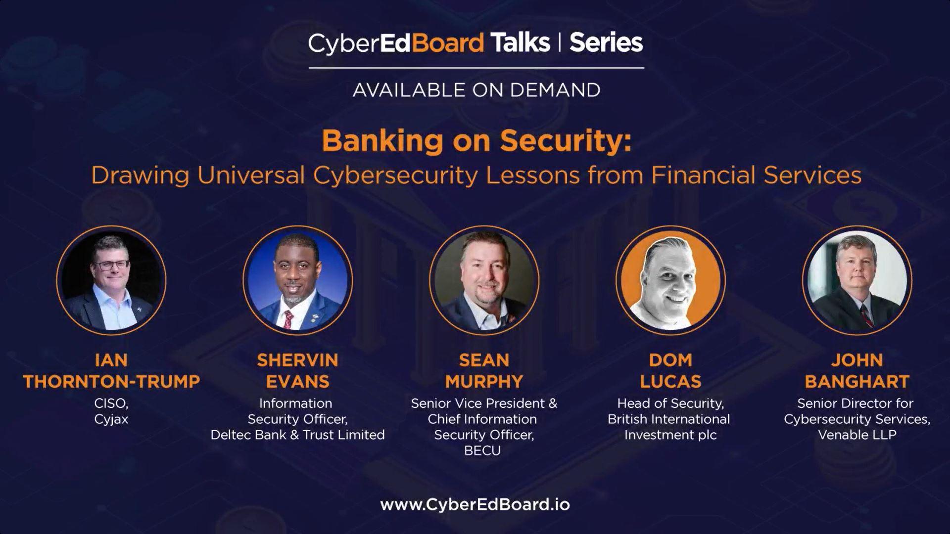 Banking on Security: Drawing Universal Cybersecurity Lessons from Financial Services